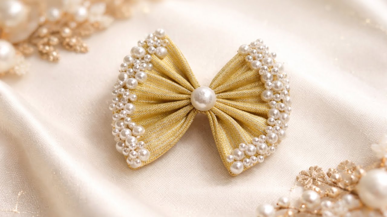 Handmade valentine gift for her 😍 | diy hair clips 🥰 easy and cute ✨ #youtubevideo #diy #craft #yt