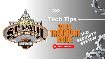 Harley Davidson 2014   Later Transport Mode H D Security System St  Paul H D