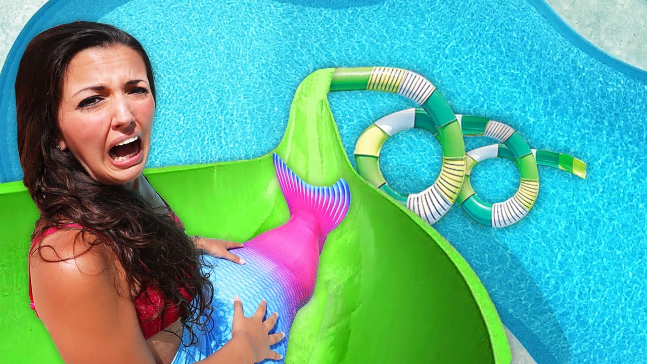 DOMINICK SIRENA PROVA GLI SCIVOLI D' ACQUA PIÙ VELOCI IN PISCINA CONTRO IL DOTTOR TIMOTI!