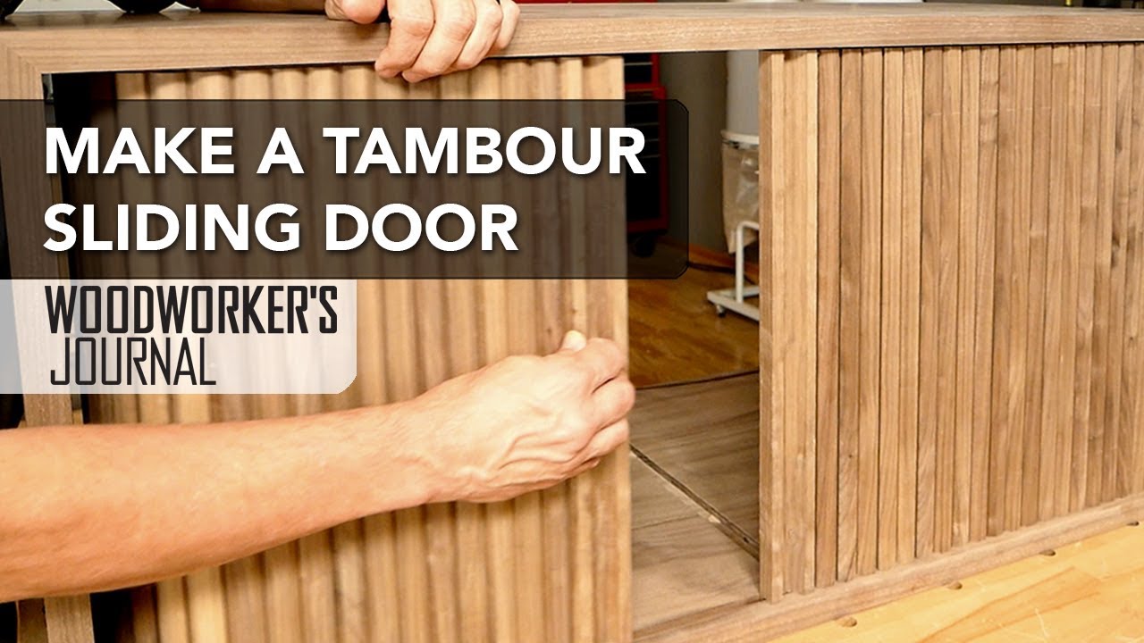 Gluing Techniques Making Tambour Sliding Cabinet Doors