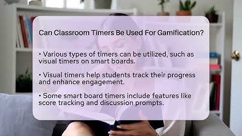 Can Classroom Timers Be Used For Gamification? - Aspiring Teacher Guide