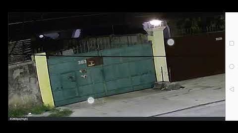 UNV UNIVIEW 5MP IPC2125 VIDEO QUALITY (NIGHT)