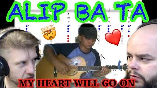 Video voorbeeld van "ALIP BA TA - MY HEART WILL GO ON ( Celine Dion fingerstyle cover ) metalheads reaction"