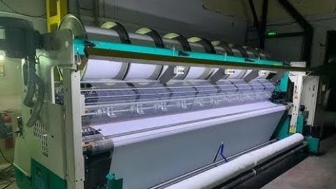TRICOT WARP KNITTING MACHINE // BUTEX