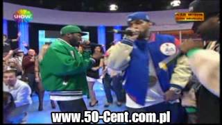 50 Cent w/ Tony Yayo & Lloyd Banks performing " Ayo Technology " live @ turkish TV [HD]