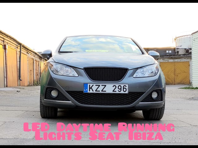 Seat Ibiza 6J Model 2012-2015 Black LED DRL Lightbar Daylight