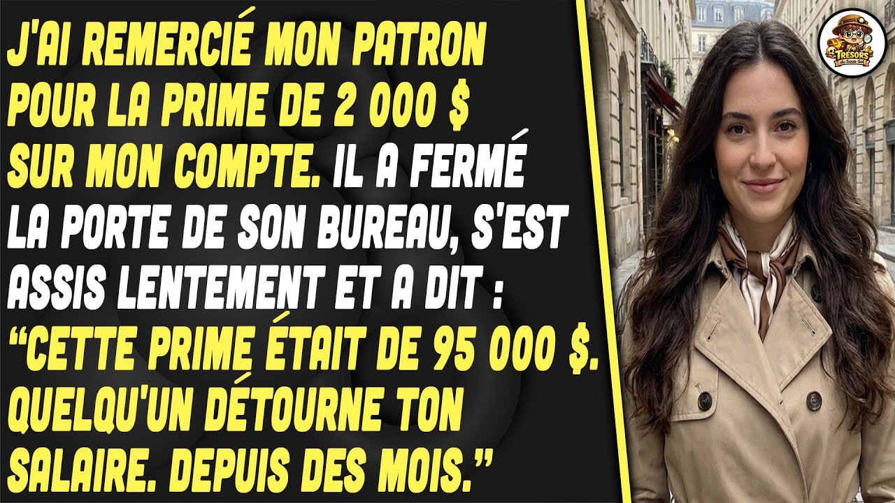 Je Remercie Pour 2k$, Il Dit 95k$. Quelqu'un Siphonnait Ma Paie Depuis Le Début.