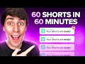 How to make 60 shorts in 60 minutes with ai