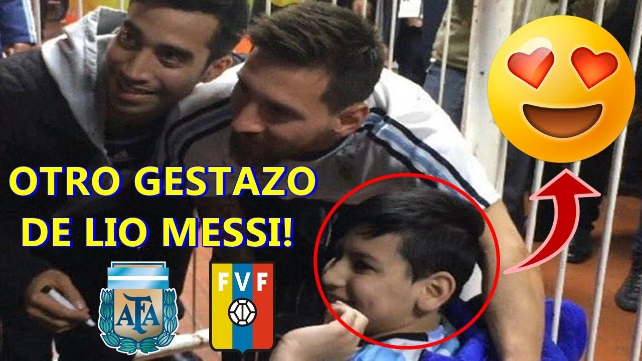 EL GESTO DE LIONEL MESSI CON UN NIÑO!