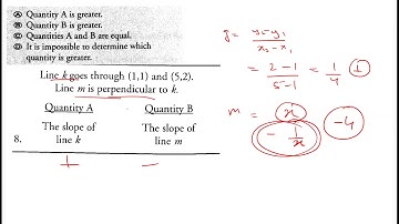 GRE Quantitative Comparison