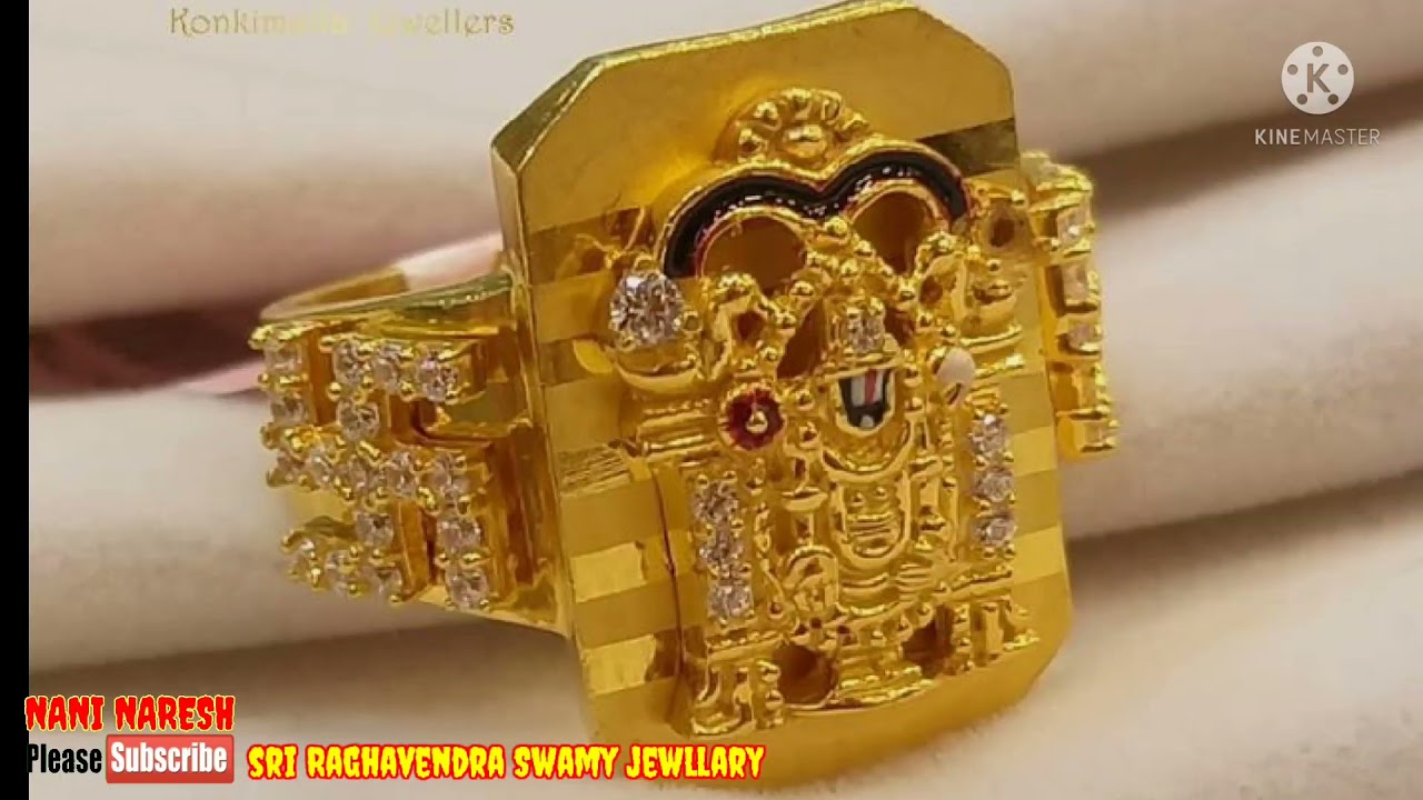 Gold Tirupati Balaji Ring at Rs 30982 in Kolkata | ID: 2850613037155