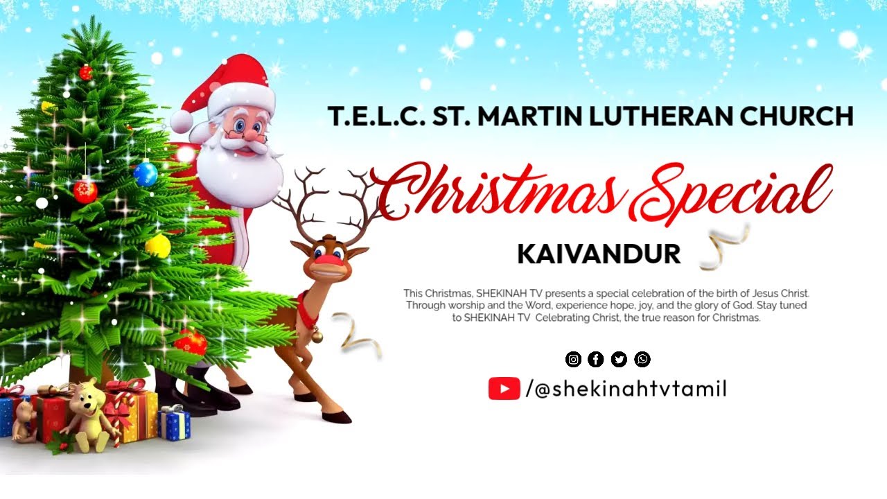 TELC CHURCH Kaivandur  | Christmas Special Program 2025 | Shekinah TV Tamil