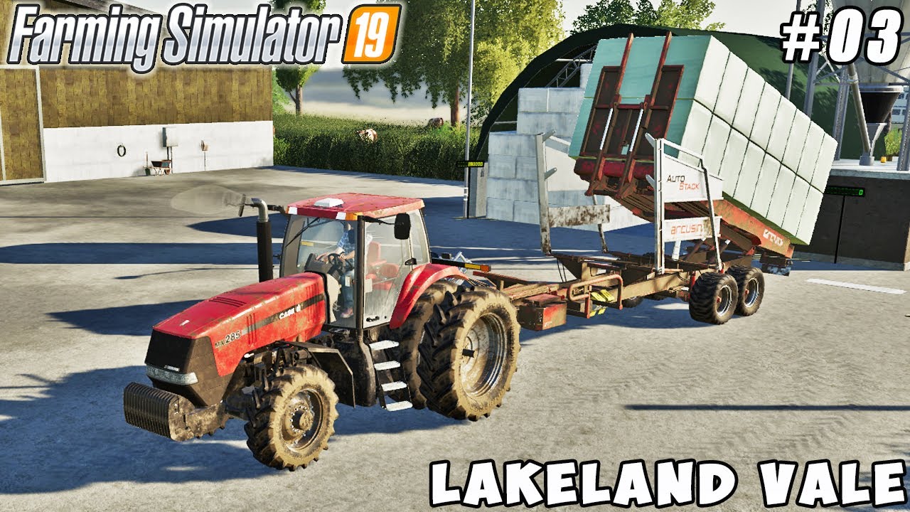 Transportation silage bales, cows care, drying alfalfa | Lakeland Vale 2 | FS 19 | Timelapse #03