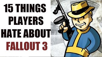 15 Things Fallout 3 Players HATE About The Game