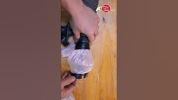 Cách khoan tường không bụi | How to drill a wall without dust?#shorts