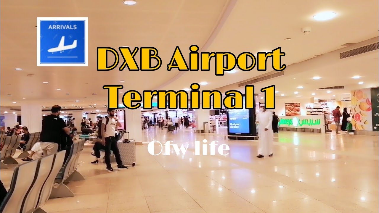 Dubai Airport Terminal 1 Arrivals Back to Reality YouTube