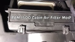 2014 Ram 1500 Cabin Air Filter Mod | How to Install 