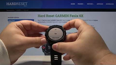 How to Customize Backlight Brightness in GARMIN Fenix 6X – Change Screen Brightness