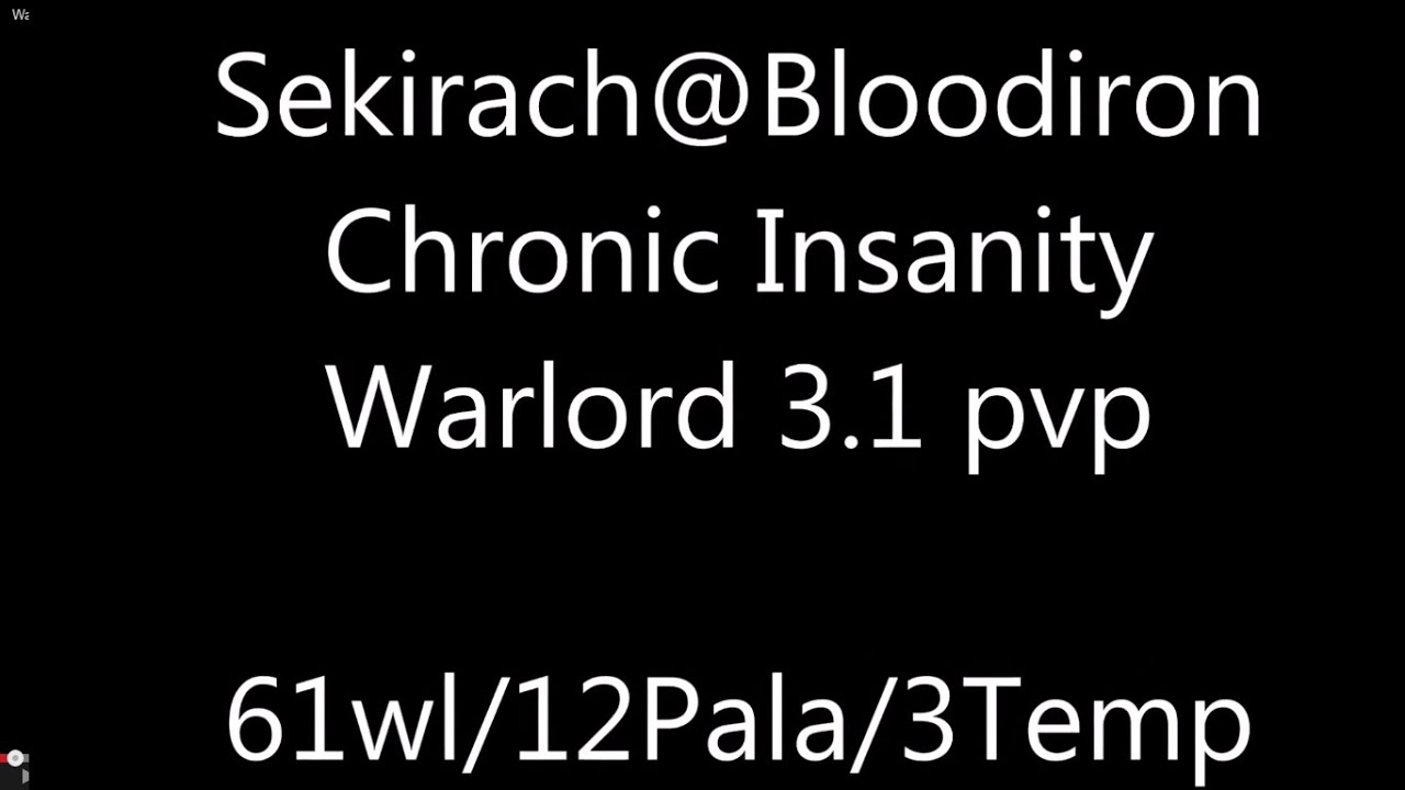 Warlord 3.1 Rift PvP