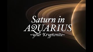 SATURN in AQUARIUS