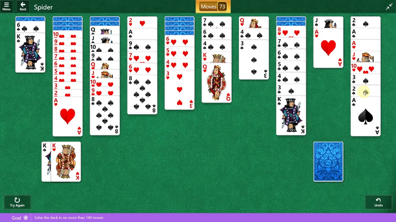 Microsoft Spider Solitaire