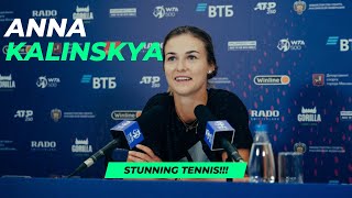 INCREDIBLE Rise Of TENNIS BEAUTY Anna Kalinskaya 2024