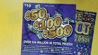 $20 Hit the Jackpot!! $50, $100 or $500!! Ohio Lottery!! Profit Session!!