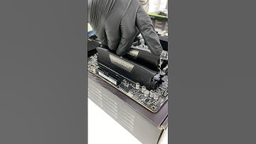 DDR5 RAM installation #shorts