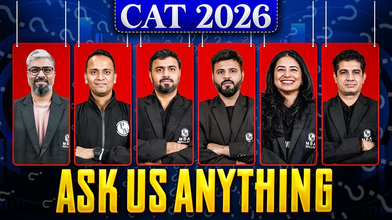 CAT 2026 Preparation Begins Now | Ask Us Anything (AMA) - YouTube