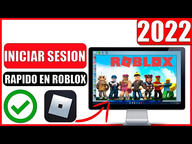 ✓Como iniciar sesion rapido en roblox 2022 en pc 