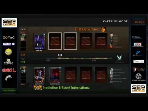 First Departure vs Neolution Int - SEA League 3rd place G 2