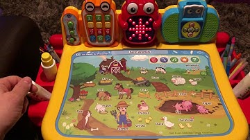 Vtech touch and learn activity desk pre-school farm expansion pack