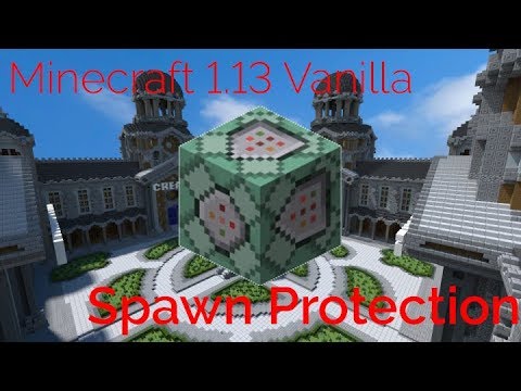 Minecraft 1 13 Vanilla Spawn Protection Tutorial Easy Updated Youtube