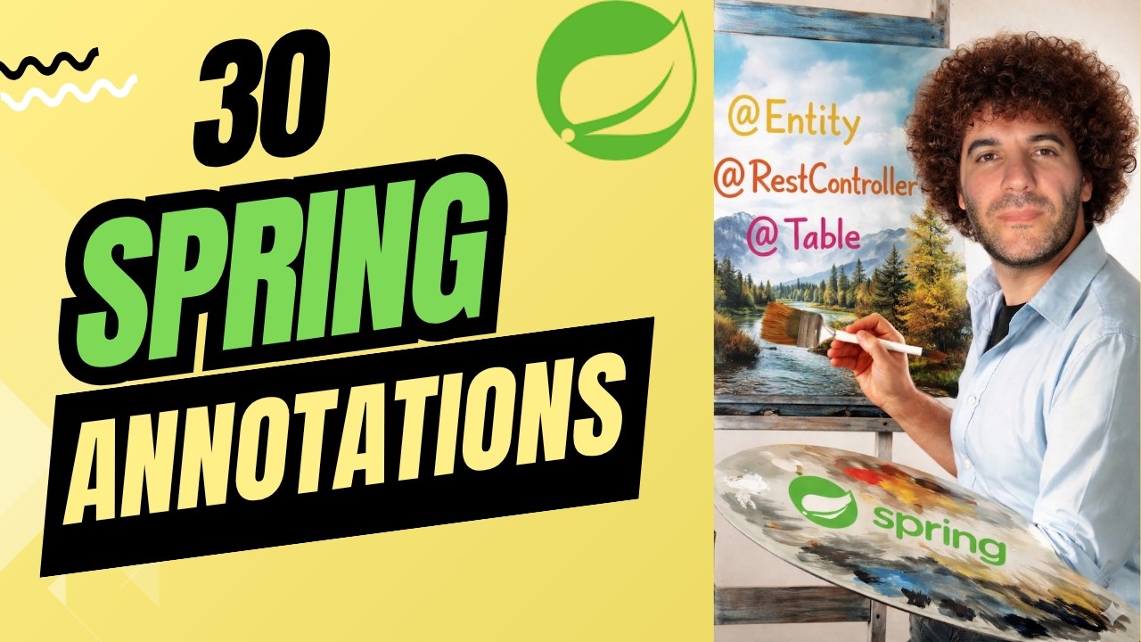 30 Spring Annotations You MUST Know in 2026 (with Code Examples) - YouTube
