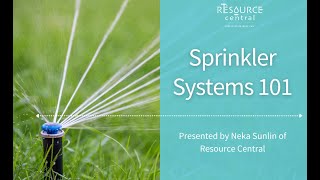 Sprinkler Systems 101