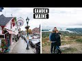 Finding Our FAVORITE Town in Maine with an AMAZING View - Van Life Camden Maine - Van Life Ep 7