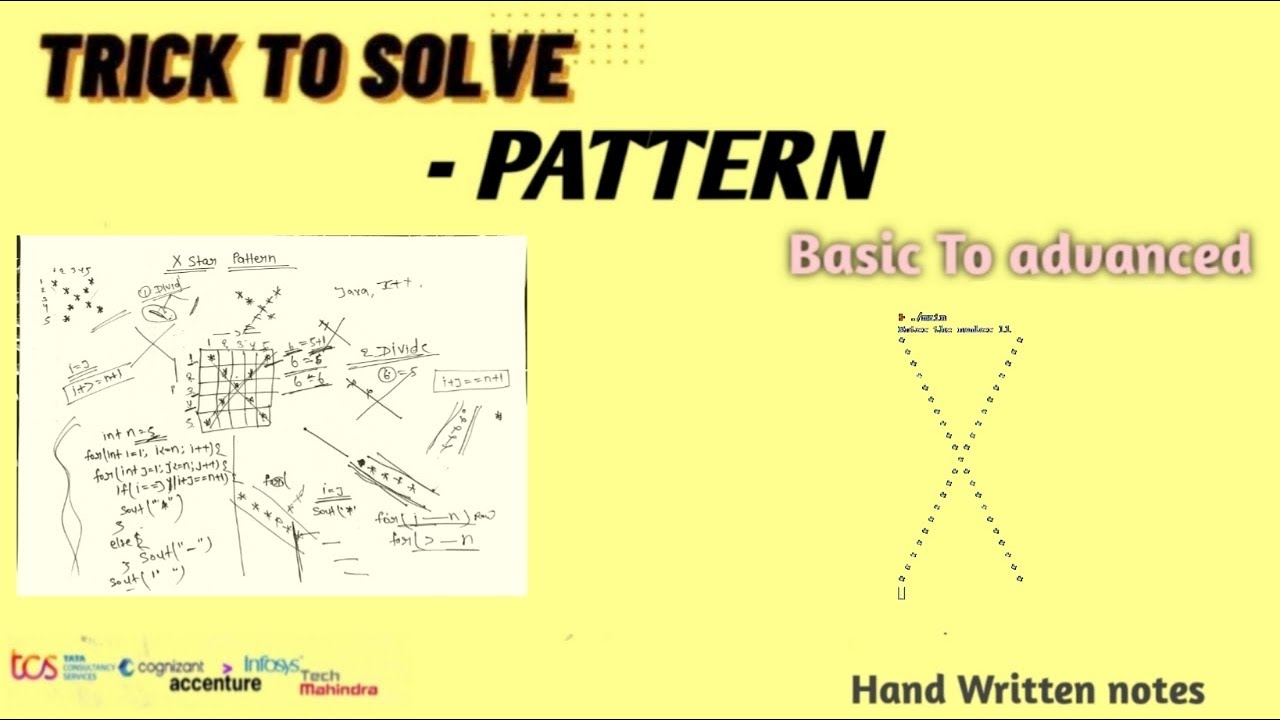 Print X Star Pattern in Java | Learn Java | Java Logic Building - YouTube