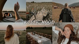 Rustic Preset - Free Lightroom Mobile Presets | Wedding Preset | Boho Preset | Aesthetic Preset screenshot 5