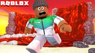 THE FLOOR IS LAVA IN ROBLOX
