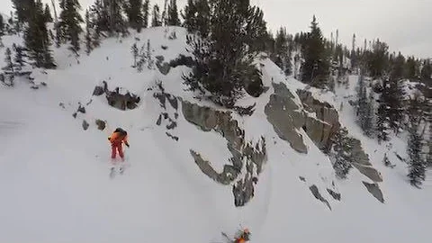 Heli-Skiing at CMH Bobbie Burns with lead guide Li...