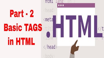 Basic TAGS in HTML | Learn HTML in tamil | Part - 2