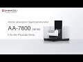Atomic absorption spectrophotometersaa7800 series