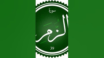 سورة الزمر #اكسبلور #القران #راحة_نفسية