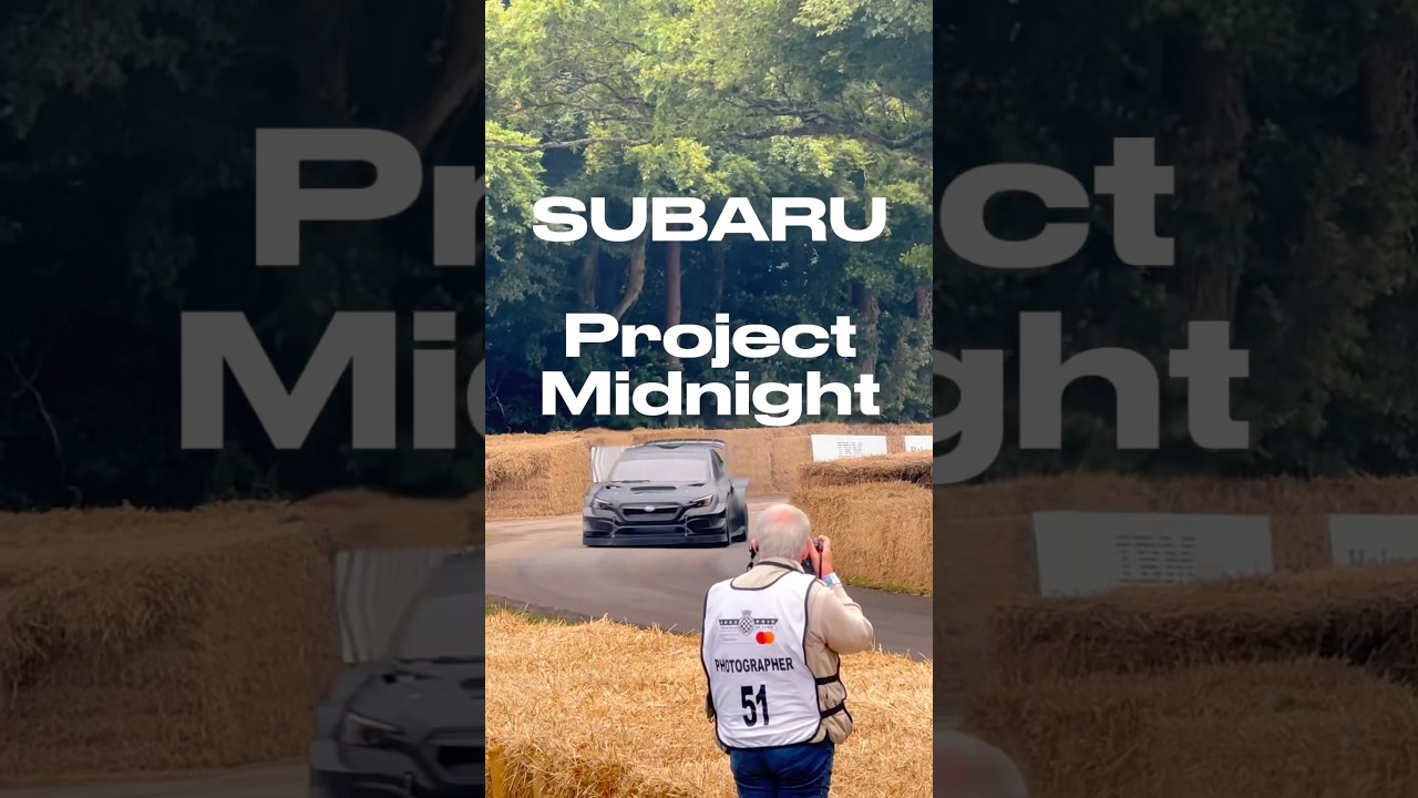 Subaru PROJECT MIDNIGHT at Goodwood