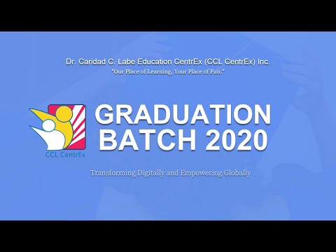 CCL CentrEx Inc. Elementary School Graduation Batch 2020