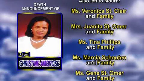 Christine Ambrose long