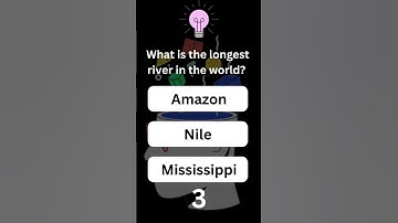 #shorts What is the longest river in the world? Quiz Time!