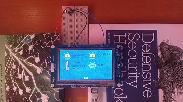 Weather station STM32F746G-Discovery - interface test