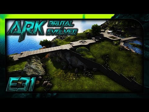 Ark: Brutal Evolved || E31 - Stone Base - Bridge & Perimeter Wall || TimmyCarbine