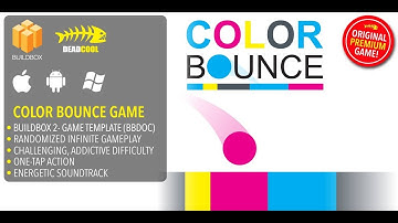 Color Bounce - Buildbox 2 (BBDoc) Game Template